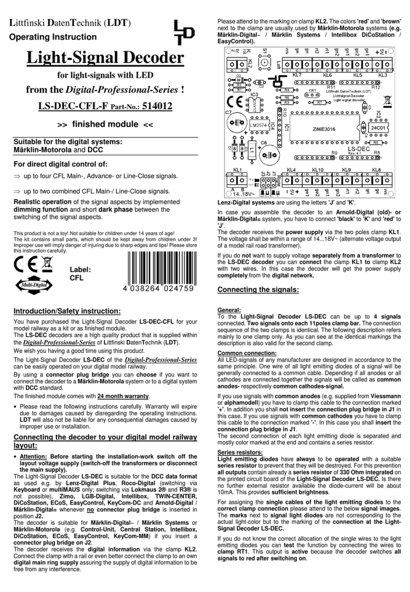 LDT LS-DEC-CFL-F User manual