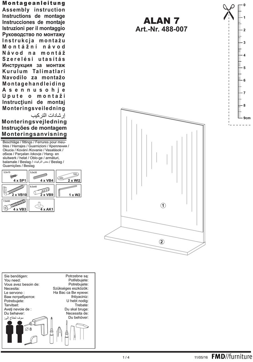 FMD Furniture ALAN 7 488-007 Assembly instruction