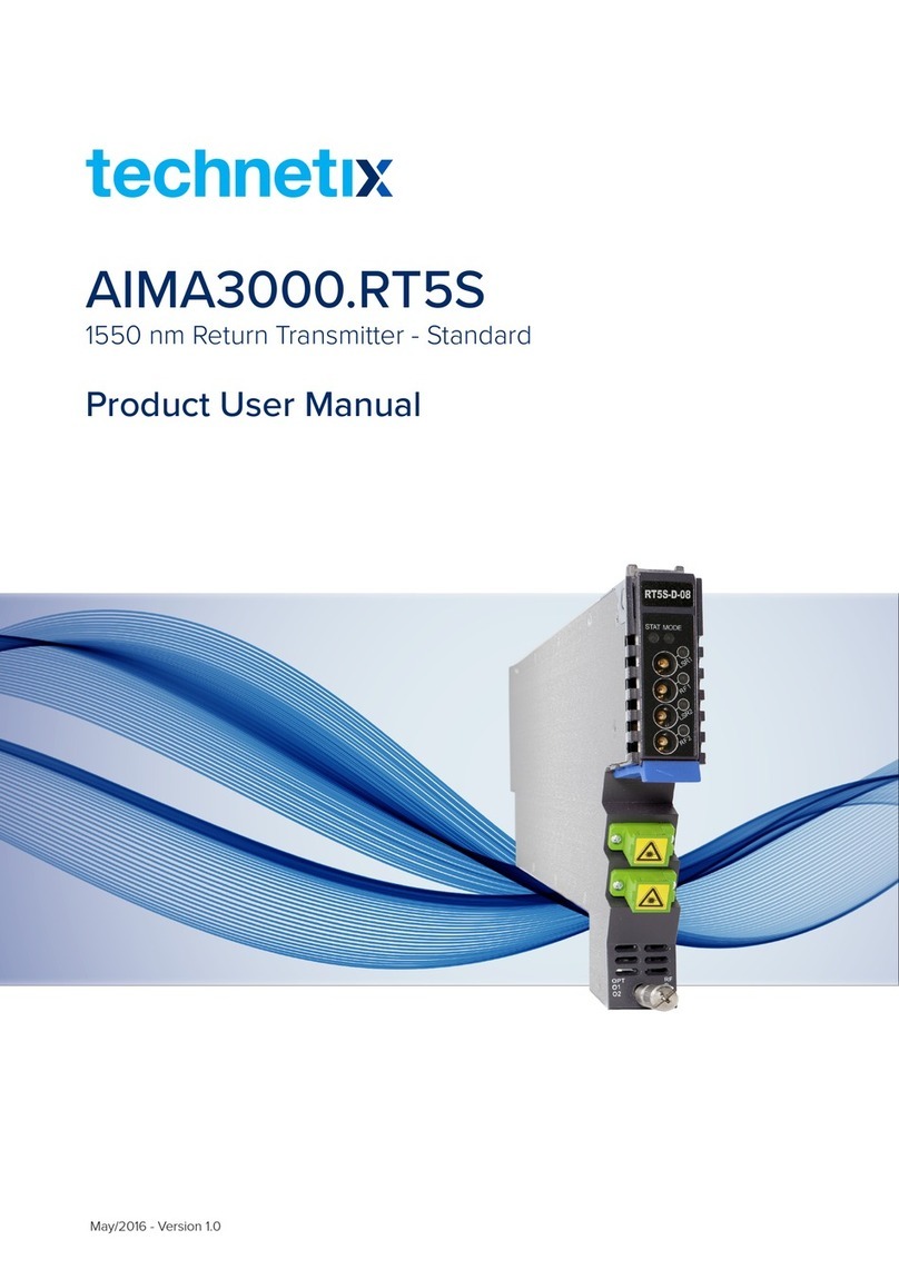 technetix AIMA3000.RT5S Operational manual