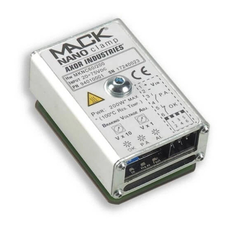 AXOR Industries MACK NANO User manual