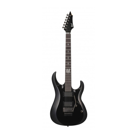 Cort X5 LTD instruction manual