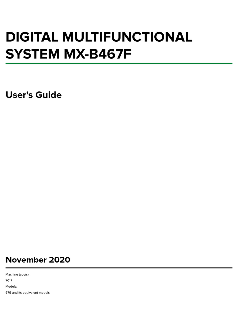 Sharp MX-B467F User manual