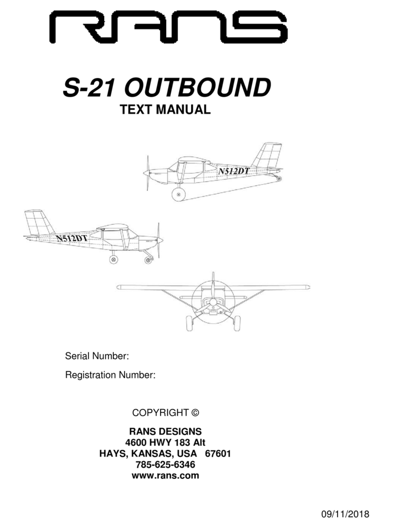 Rans S-21 OUTBOUND TEXT MANUAL