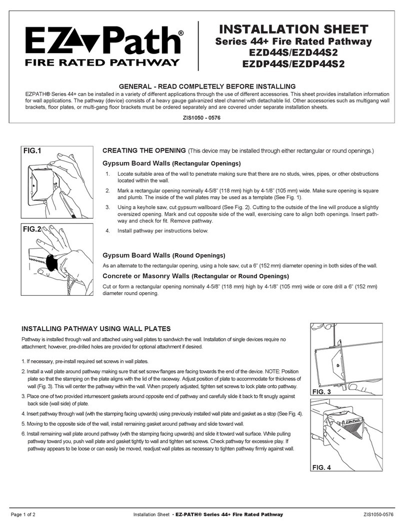 STI EZ-Path 44+ Series Installation sheet