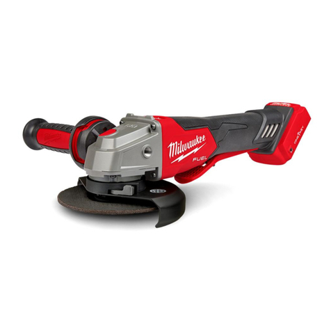 Milwaukee M18 FAG125XPDB Operator's manual