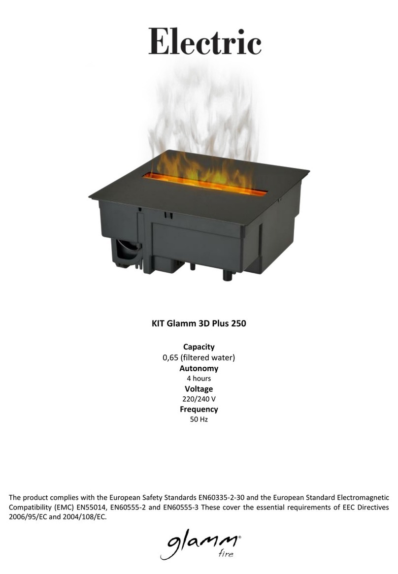 GlammFire KIT Glamm 3D Plus 500 User manual