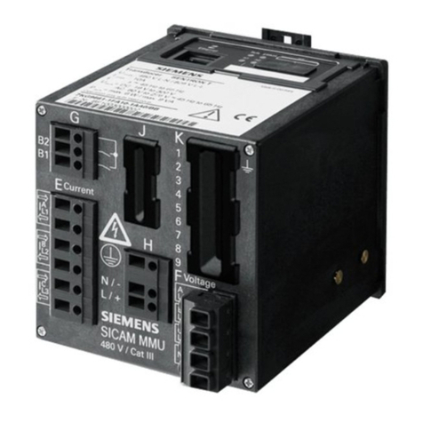 Siemens SICAM MMU User manual