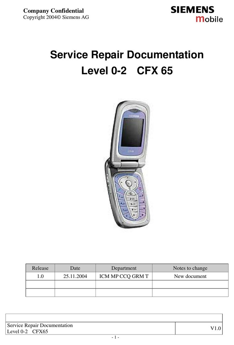 Siemens Mobile CFX 65 Setup guide Siemens Mobile CFX 65 Setup guide