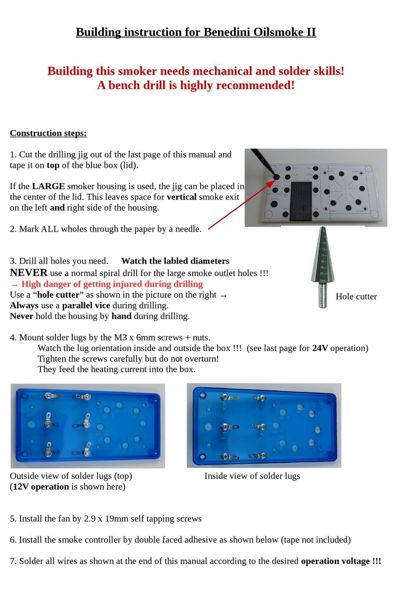 Benedini Oilsmoke II User manual