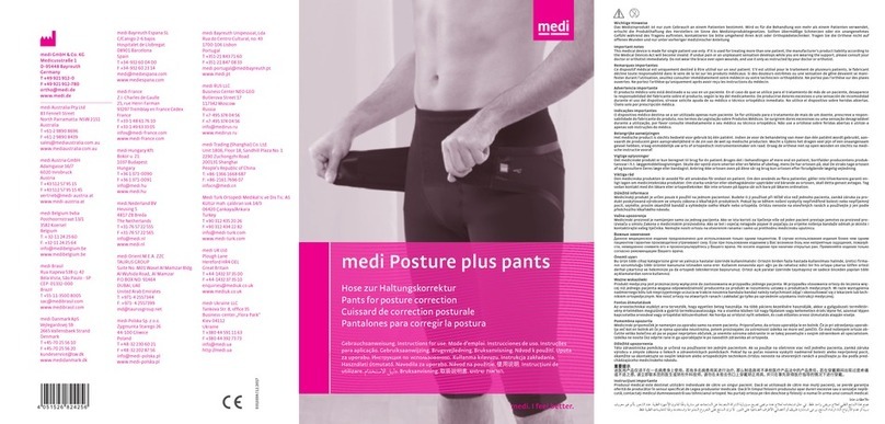 medi Posture plus User manual