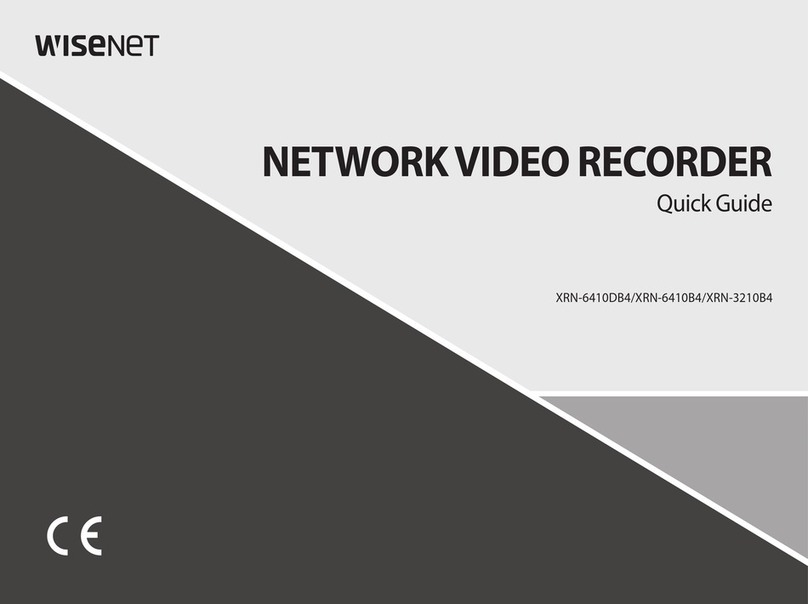 Hanwha Techwin Wisenet XRN-6410DB4 quick guide