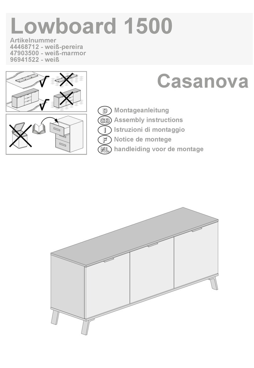 KITALY Casanova 44468712 Assembly instructions