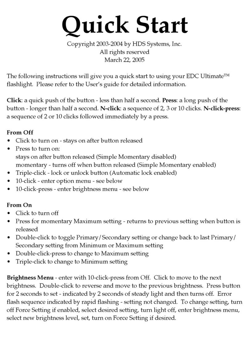 HDS Systems EDC Ultimate User manual
