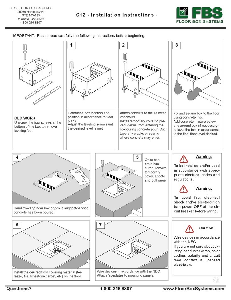 FBS C12 User manual