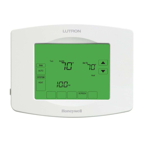 Lutron Electronics TouchPRO Wireless LR-HWLV-HVAC manual