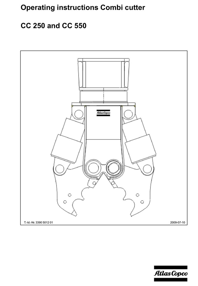 Atlas Copco CC 250 operating instructions