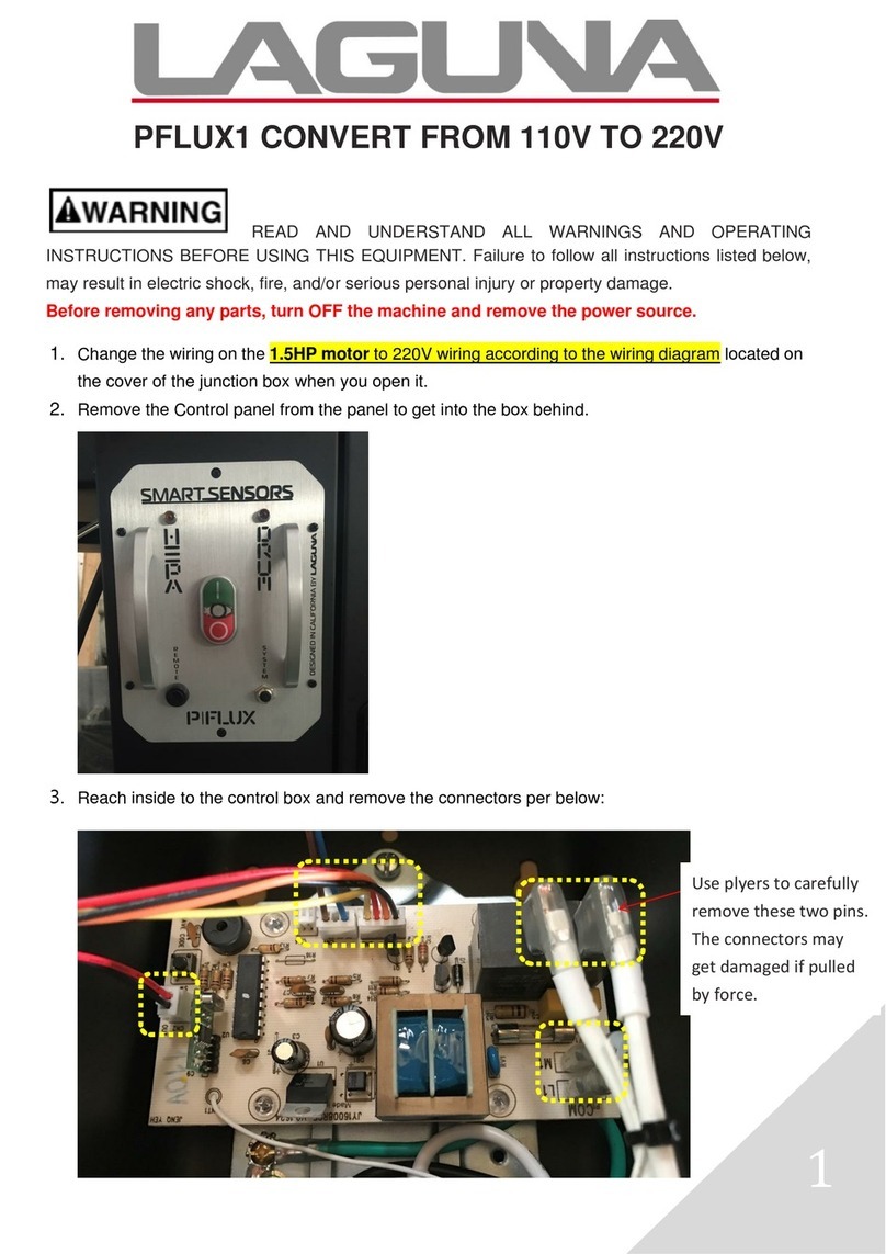 laguna PFLUX1 instructions