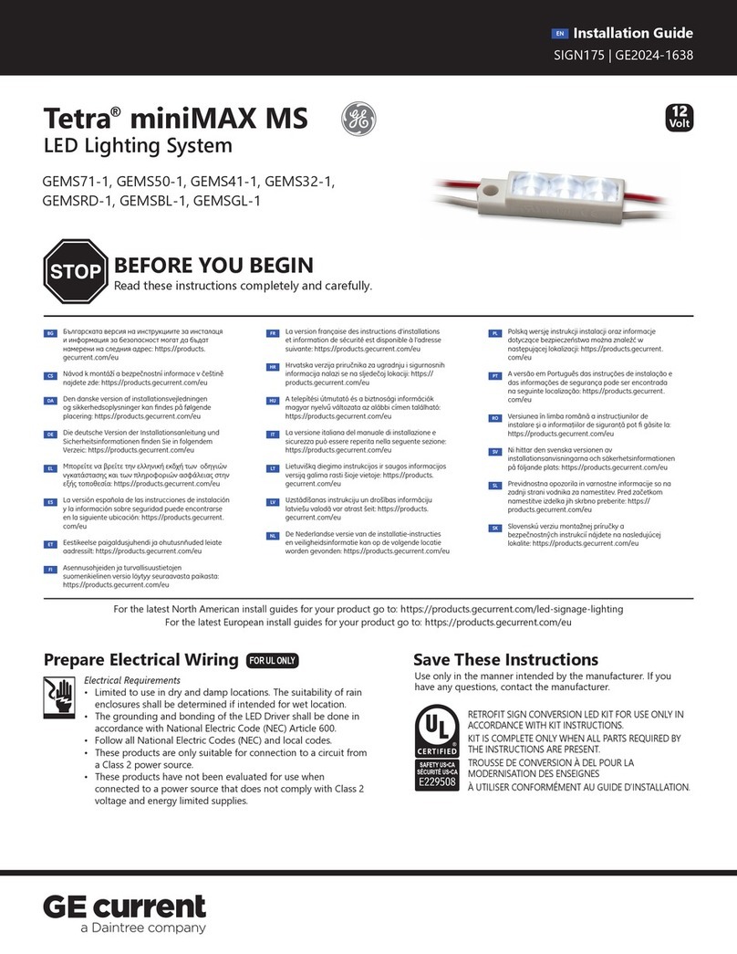 GE Tetra miniMAX MS GEMS71-1 User manual