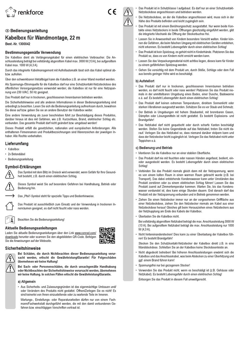 Renkforce 1300042 User manual