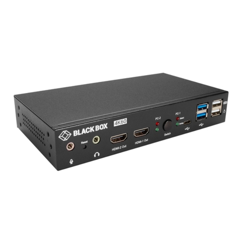 Black Box KVD200-2H User manual