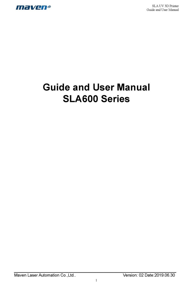 Maven SLA600 Series Guide and User Manual