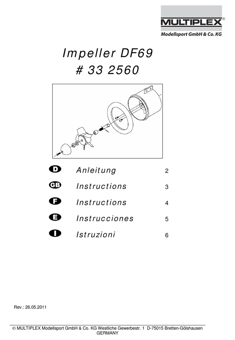 MULTIPLEX modell DF69 instructions