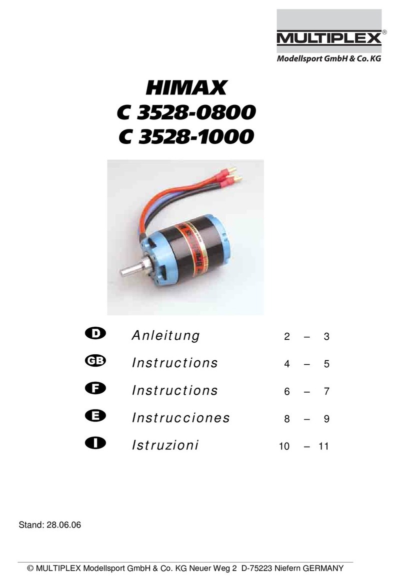 MULTIPLEX modell HIMAX C 3528-0800 instructions MULTIPLEX modell HIMAX C 3528-0800 instructions