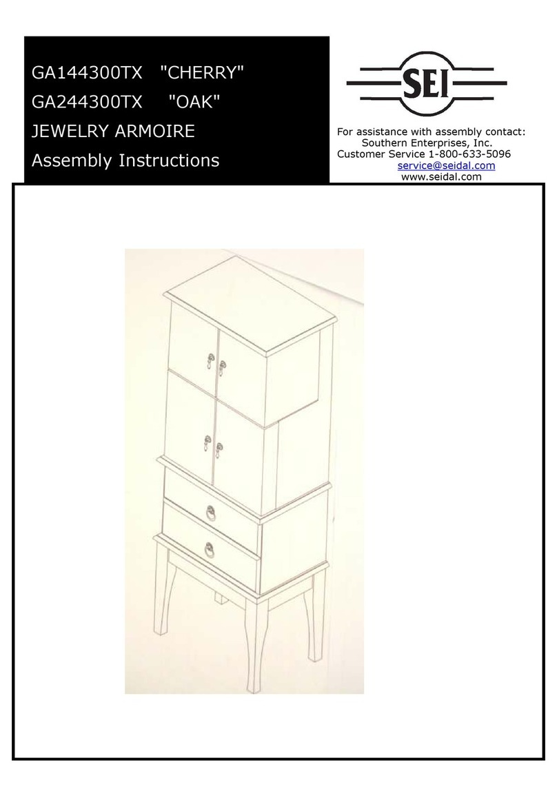 Southern Enterprises GA144300TX Assembly instructions