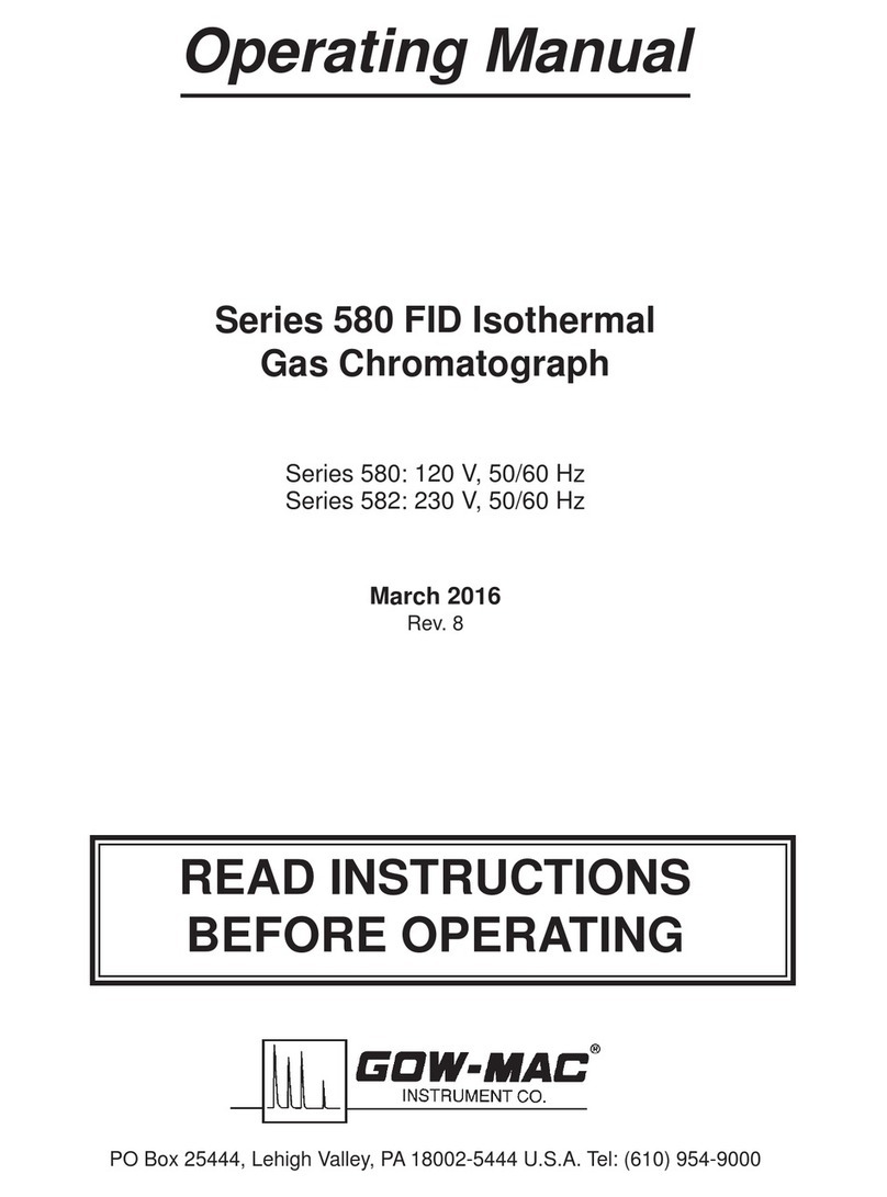 Gow-Mac 580 series operating manual