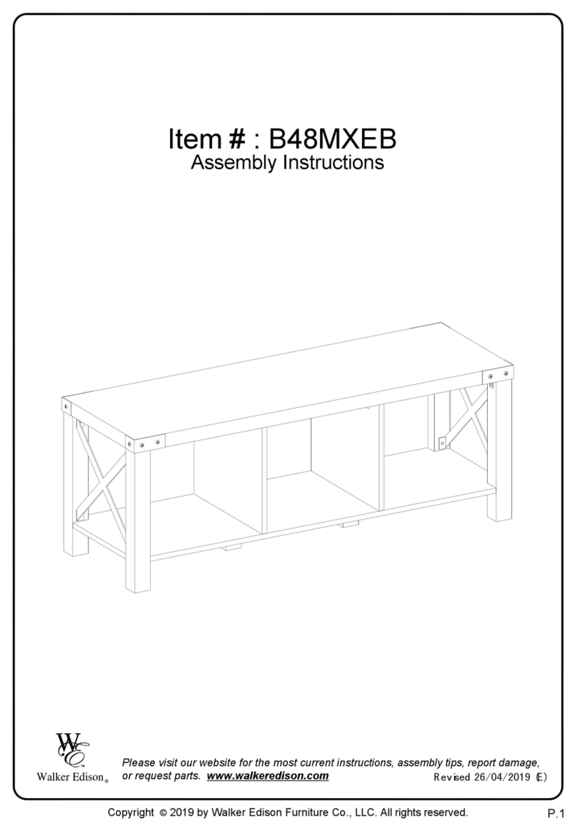 Walker Edison B48MXEB User manual