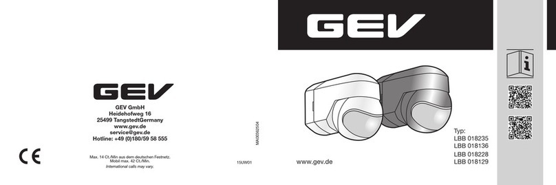 GEV LBB 18235 manual