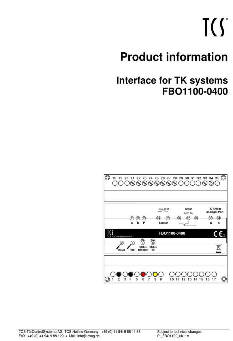 TCS FBO1100-0400 Product information