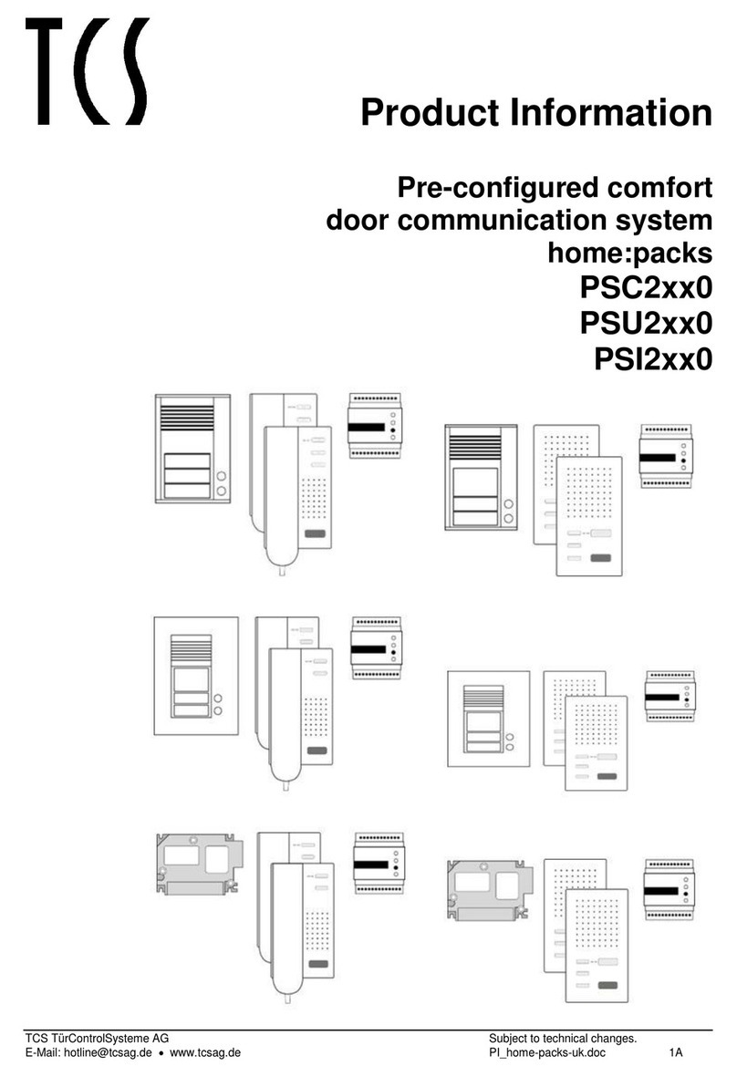 TCS PSC2 0 Series User manual