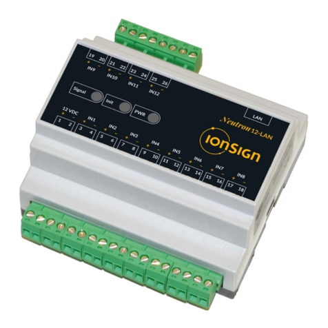 ionSign Neutron12-LAN User manual