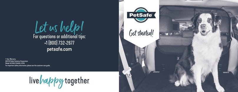 Petsafe Happy Ride Cargo Area Dog Barrier User manual