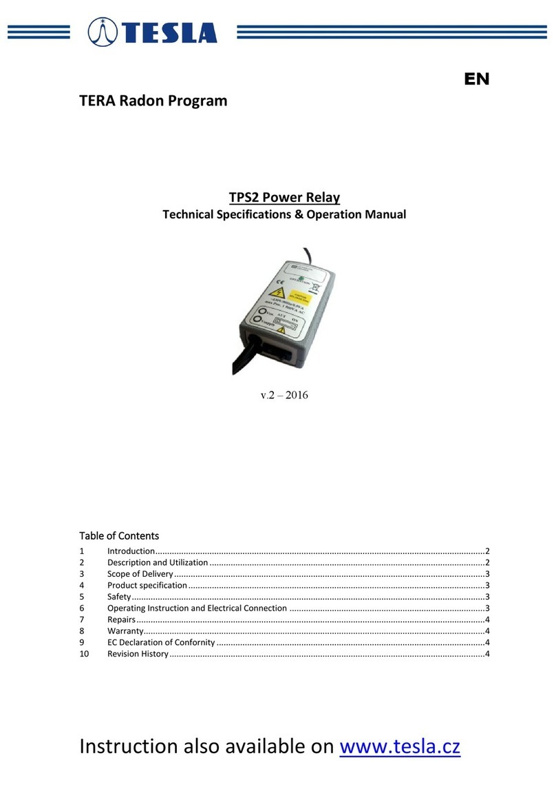 Tesla TPS2 Technical Specifications & Operation Manual