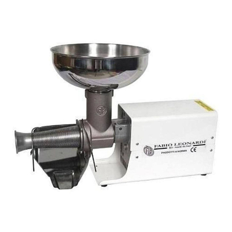 FABIO LEONARDI MR Series Instructions for use and maintenance