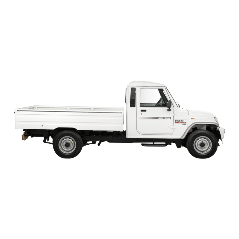 Mahindra BOLERO MAXITRUCK PLUS User manual Mahindra BOLERO MAXITRUCK PLUS User manual