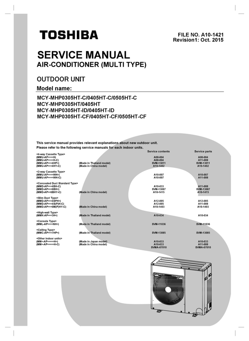 Toshiba MCY-MHP0305HT-C User manual Toshiba MCY-MHP0305HT-C User manual