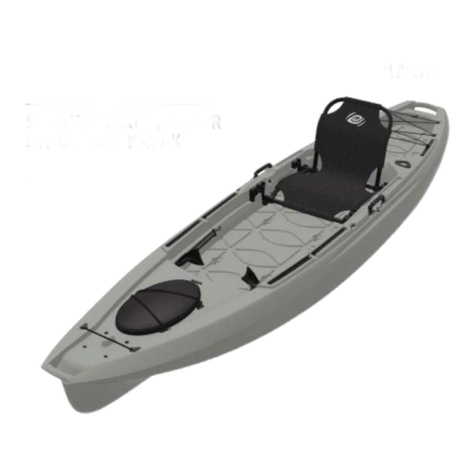 Lifetime emotion KAYAKS STEALTH PRO ANGLER owner's manual