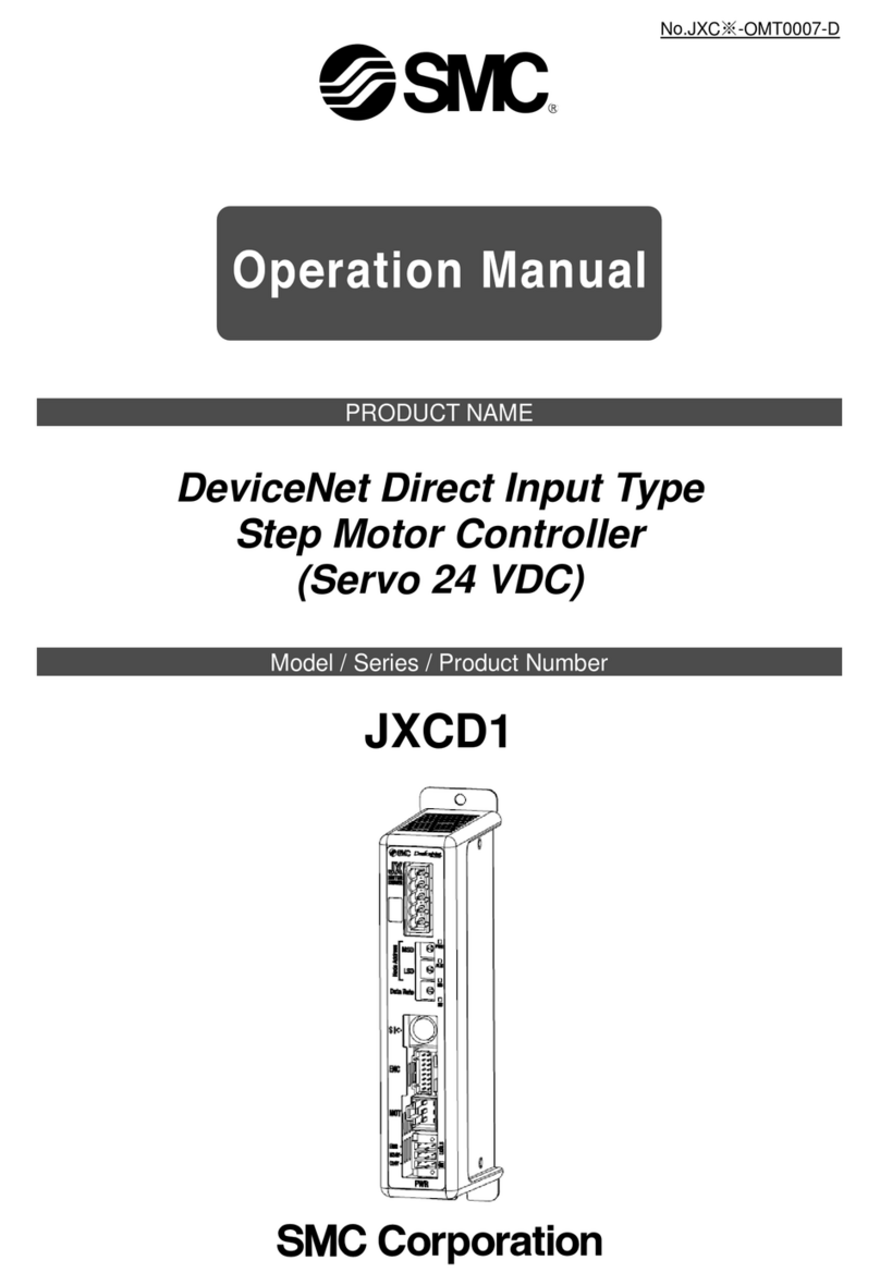 SMC Networks JXCD1 Operation manual