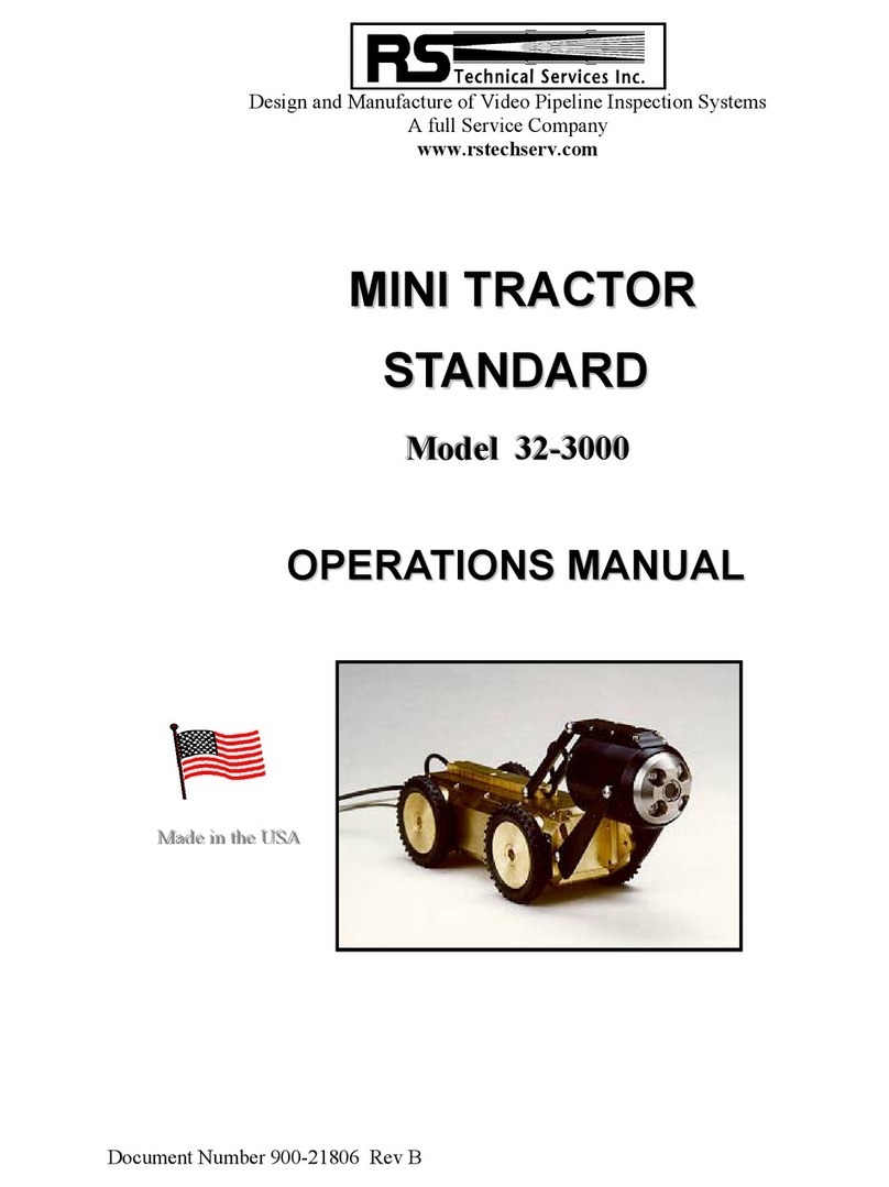 RS Technical Services MINI TRACTOR STANDARD Operation manual