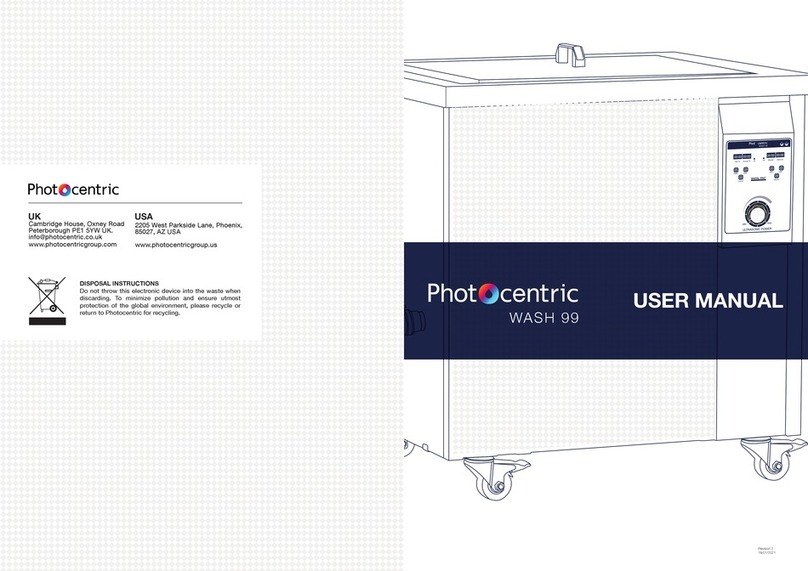 PhotoCentric WASH 99 user manual