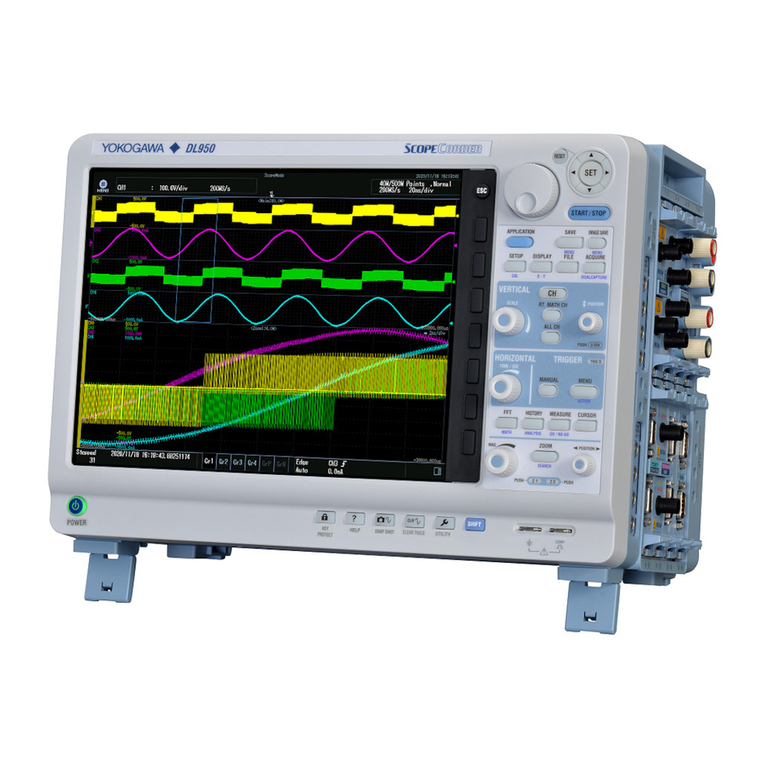 YOKOGAWA ScopeCorder DL950 User manual
