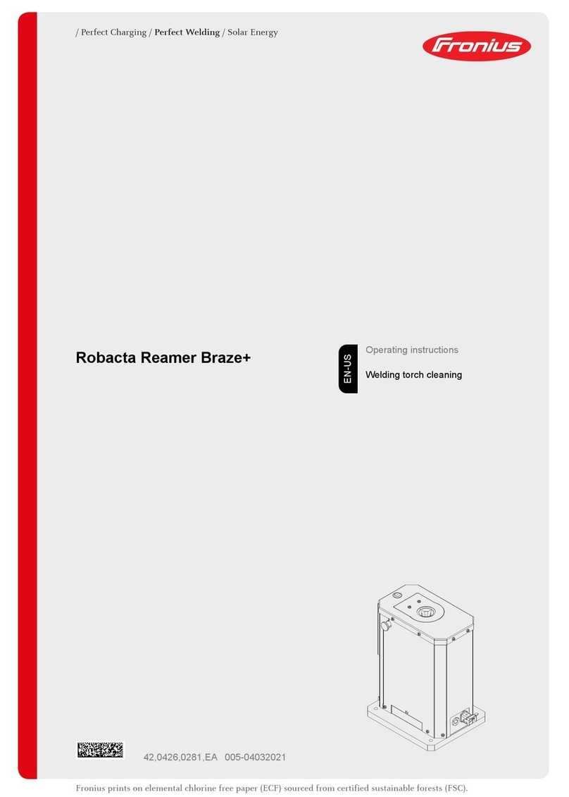 FRO­NIUS Robacta Reamer Braze+ operating instructions