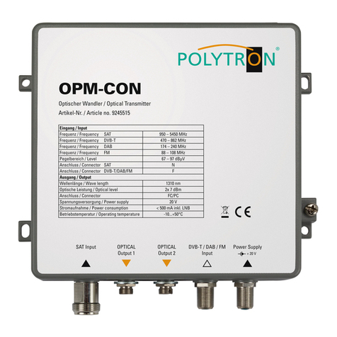 Polytron OPM-CON User manual