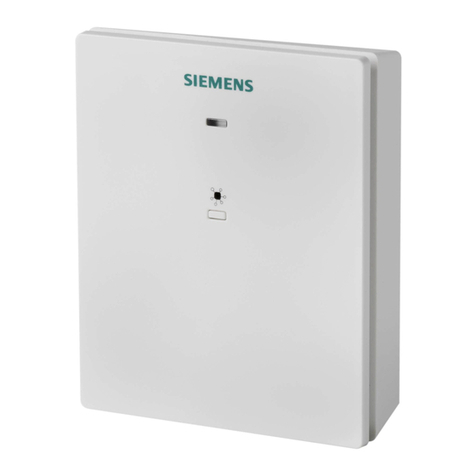 Siemens RCR114.1 User manual