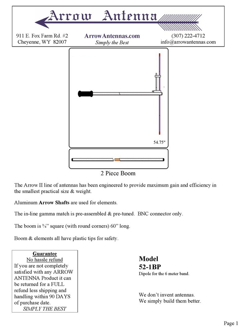Arrow Antenna 52-1BP manual