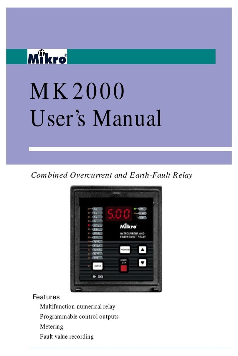Mikro MK2000 User manual
