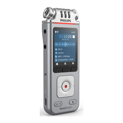Philips VoiceTracer DVT4110 user manual
